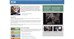 Desktop Screenshot of petafoundation.org